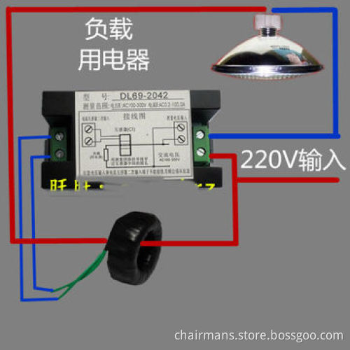 Digital LED voltage/amp meter